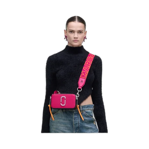 Marc Jacobs The Snapshot Logo Plaque Crossbody Bag