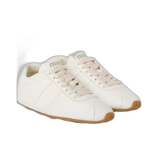 Miu Miu Plume Lace-Up Sneakers