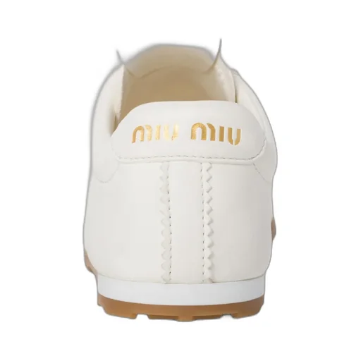 Miu Miu Plume Lace-Up Sneakers