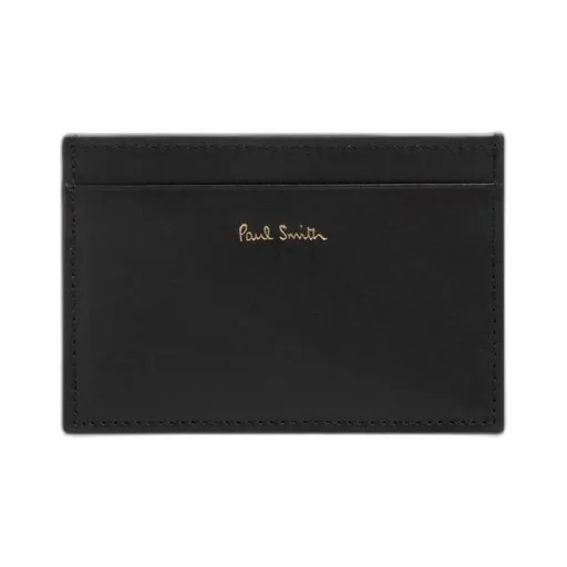 Paul Smith Logo Embossed Striped Cardholder