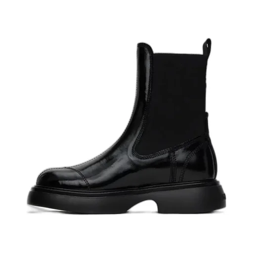 Ganni Ankle Boots With Logo