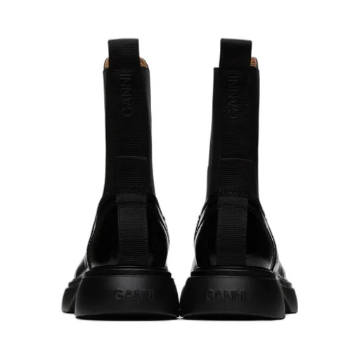Ganni Ankle Boots With Logo