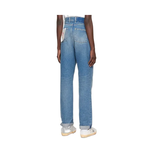 Golden Goose Deluxe Brand Kim Logo Patch Jeans
