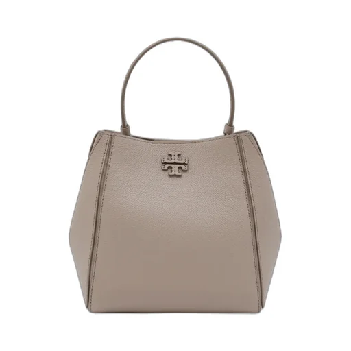 Tory Burch Small Mcgraw Logo Plaque Bucket Bag