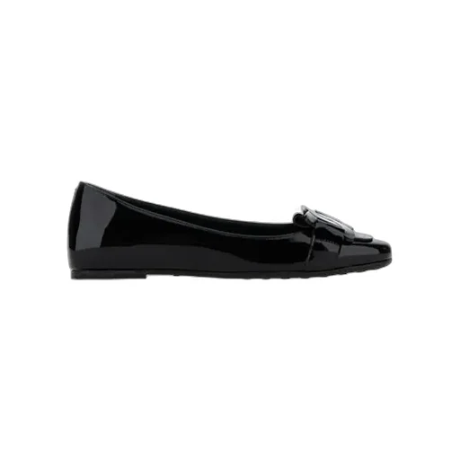 Tod's Logo Engraved Ballerinas