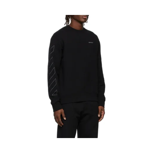 Diag Outline Crew-Neck Sweatshirt