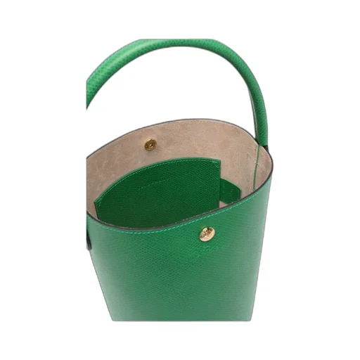 Longchamp ÉPure Logo Embossed Small Bucket Bag