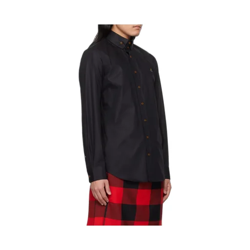Orb-Embroidered Poplin Shirt