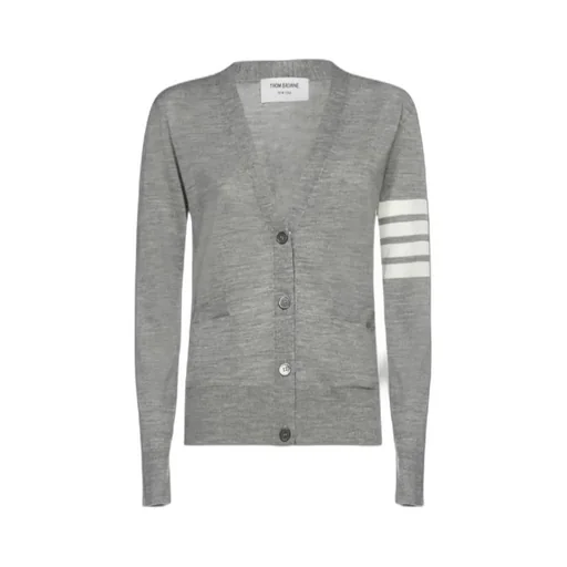 Thom Browne 4 Bar V-Neck Cardigan