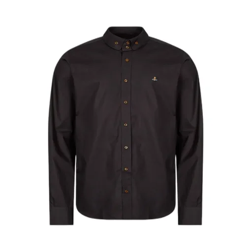 Orb-Embroidered Poplin Shirt