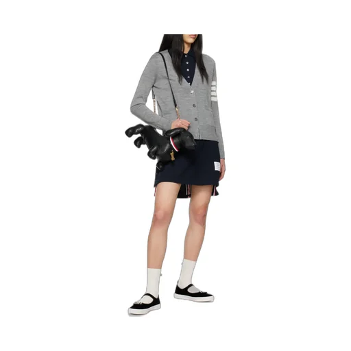 Thom Browne 4 Bar V-Neck Cardigan
