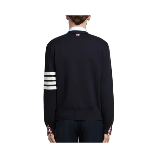 Thom Browne 4-Bar V-Neck Cardigan