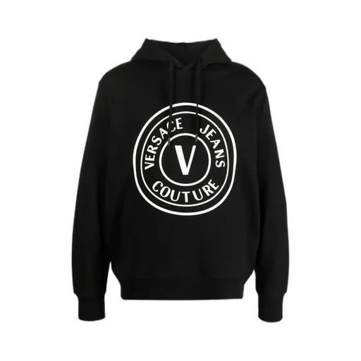 Versace Jeans Couture Logo Printed Drawstring Hoodie