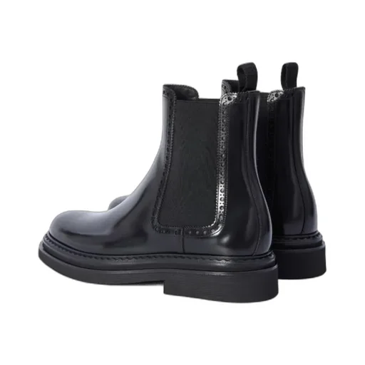 Dolce & Gabbana Round Toe Ankle Boots