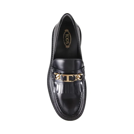 Tod's Logo Plaque Chunky Loafers