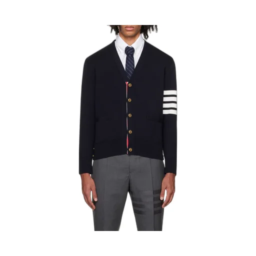 Thom Browne 4-Bar V-Neck Cardigan