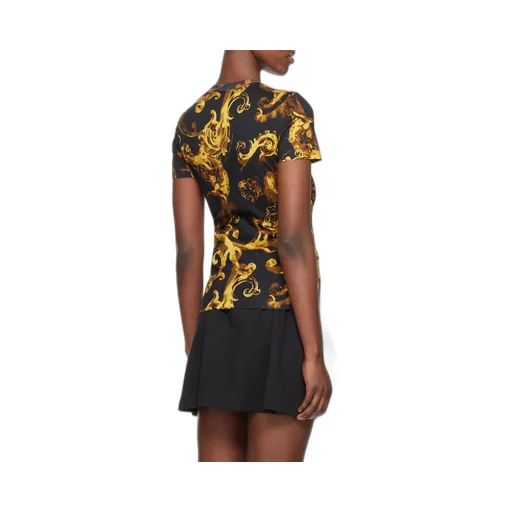 Versace Jeans Couture Watercolour Couture Crewneck T-Shirt