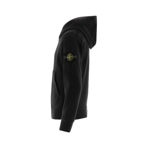 Stone Island Junior Compass-Patch Long-Sleeved Hoodie