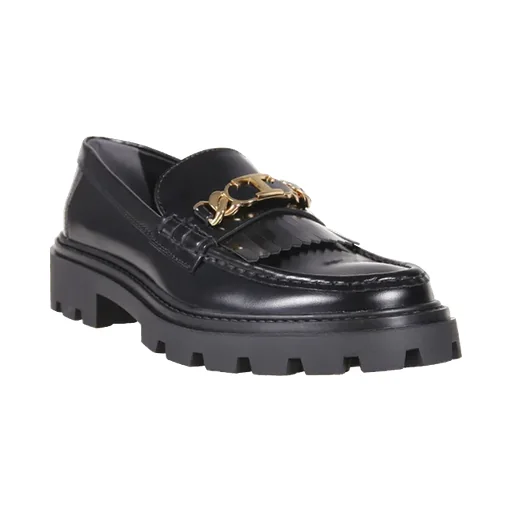 Tod's Logo Plaque Chunky Loafers