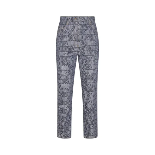 Moschino Allover Logo Jeans