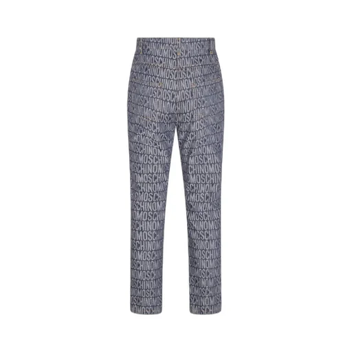 Moschino Allover Logo Jeans