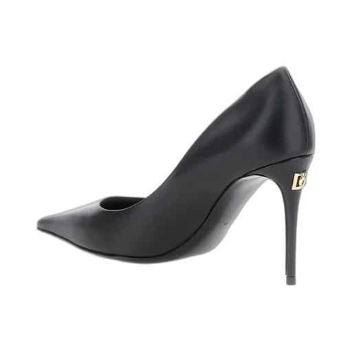Dolce & Gabbana Logo Plaque Pointed Toe Pumps