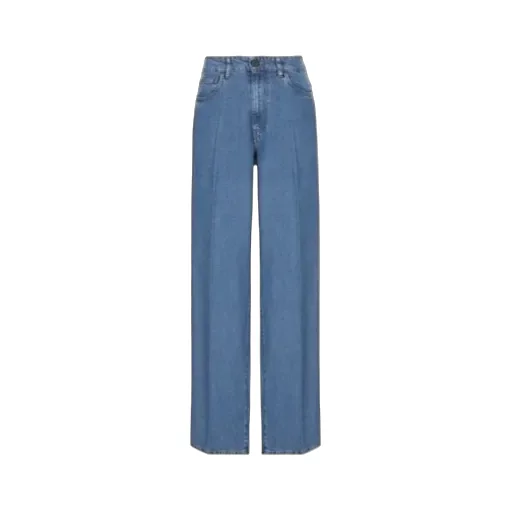 Miu Miu Logo-Embroidered Straight-Leg Denim Jeans