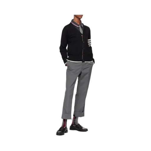 Thom Browne 4-Bar V-Neck Cardigan