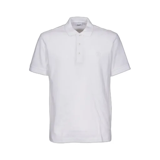 Burberry Logo Embroidered Short Sleeved Polo Shirt