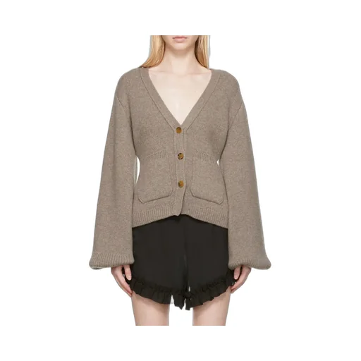 Khaite Scarlet V-Neck Cardigan