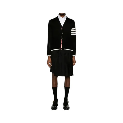 Thom Browne 4-Bar V-Neck Cardigan