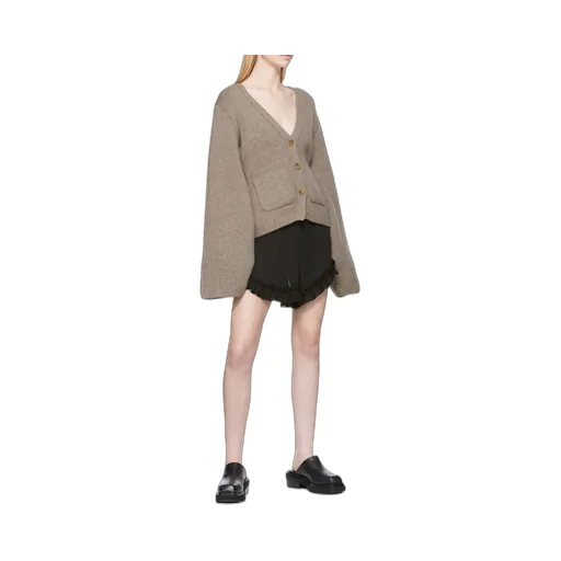 Khaite Scarlet V-Neck Cardigan