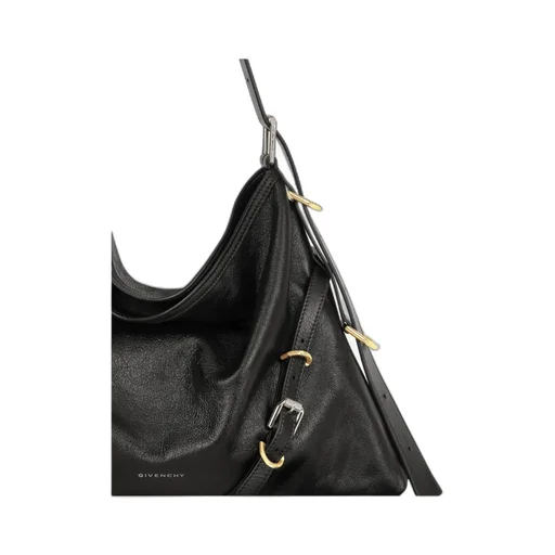 Givenchy Voyou Logo Detailed Medium Shoulder Bag