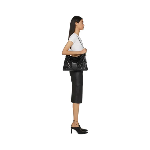 Givenchy Voyou Logo Detailed Medium Shoulder Bag