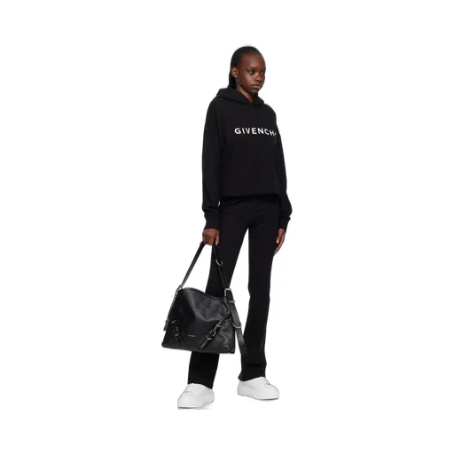Givenchy Voyou Logo Detailed Medium Shoulder Bag