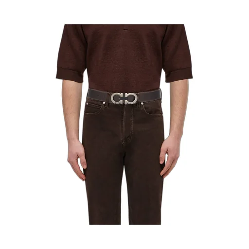 Double-Sided Adjustable Gancini Belt