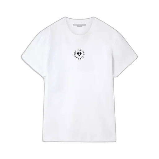 Stella Mccartney Logo Printed Crewneck T-Shirt