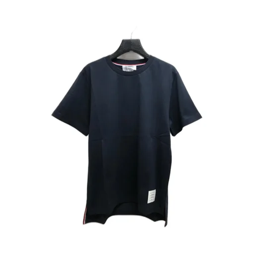Thom Browne Logo Patch Crewneck T-Shirt