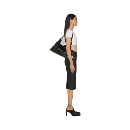 Givenchy Voyou Logo Detailed Medium Shoulder Bag