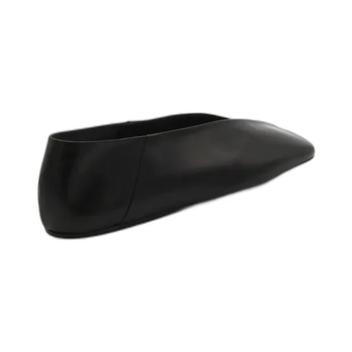 Jil Sander Tripon Square Toe Ballerina Shoes