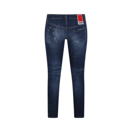 Dsquared2 Paint Splatter Distressed Skinny Jeans