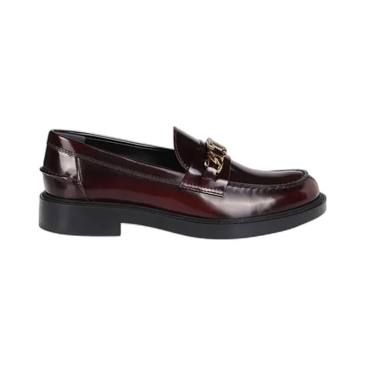 Tod's Logo Plaque Slip-On Loafers
