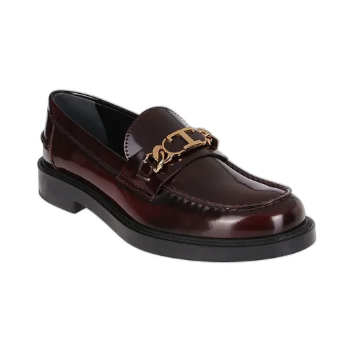 Tod's Logo Plaque Slip-On Loafers