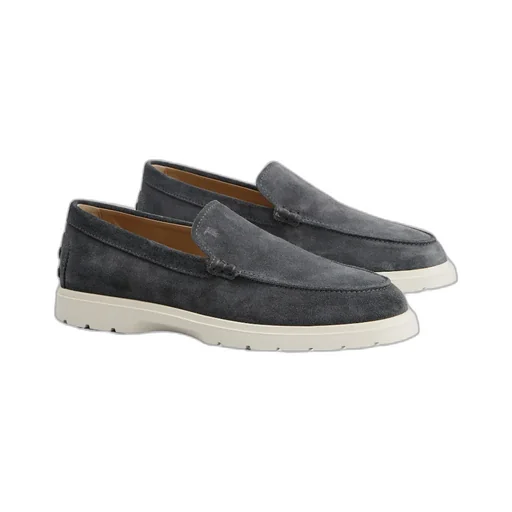 Tod's Logo Embossed Slip-On Loafers