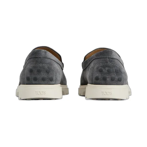 Tod's Logo Embossed Slip-On Loafers
