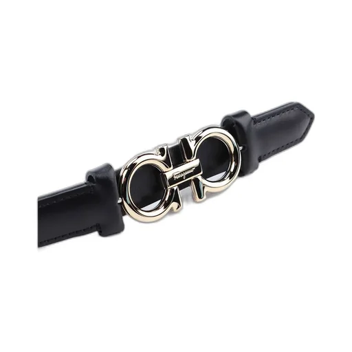 Salvatore Ferragamo Gancini Reversible Slim Belt
