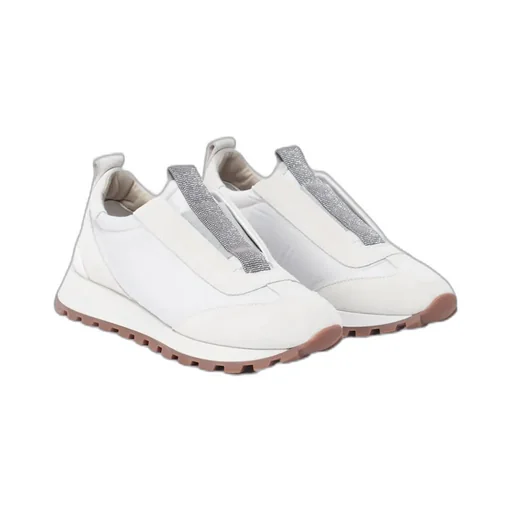 Brunello Cucinelli Embellished Track Sneakers