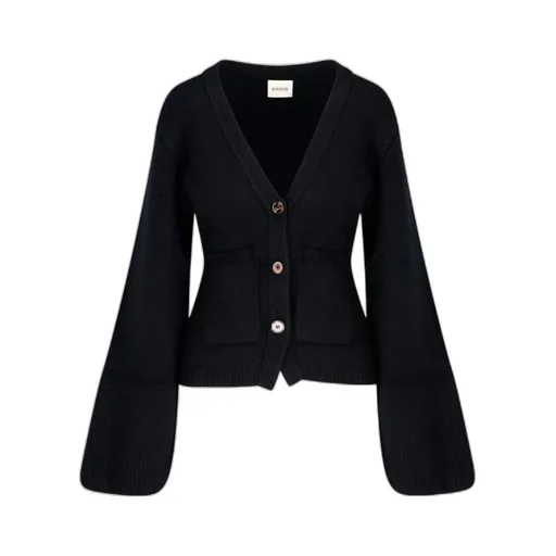 Khaite Scarlett V-Neck Knitted Cardigan