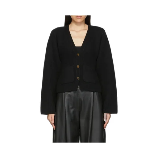 Khaite Scarlett V-Neck Knitted Cardigan