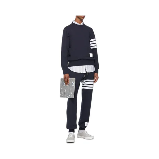 Thom Browne 4-Bar Striped Sweatpants